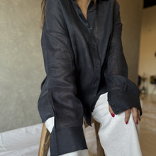 Navy Blue Button Down