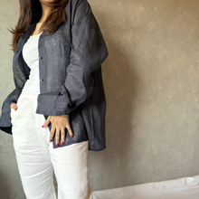 Navy Blue Button Down