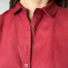 Scarlet Button Down