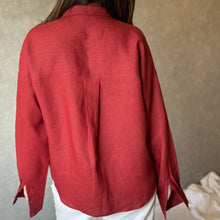 Scarlet Button Down