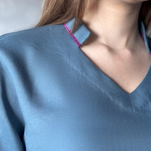 Crystal Teal Embroidered Set