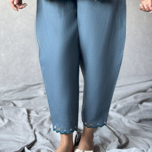 Crystal Teal Embroidered Set