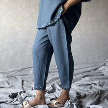 Crystal Teal Embroidered Set