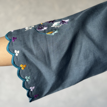 Crystal Teal Embroidered Set