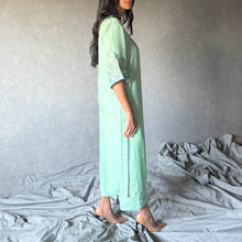 Embroidered Sea Foam Set