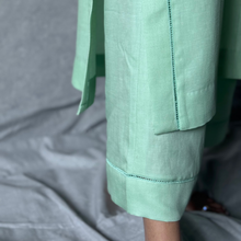 Embroidered Sea Foam Set